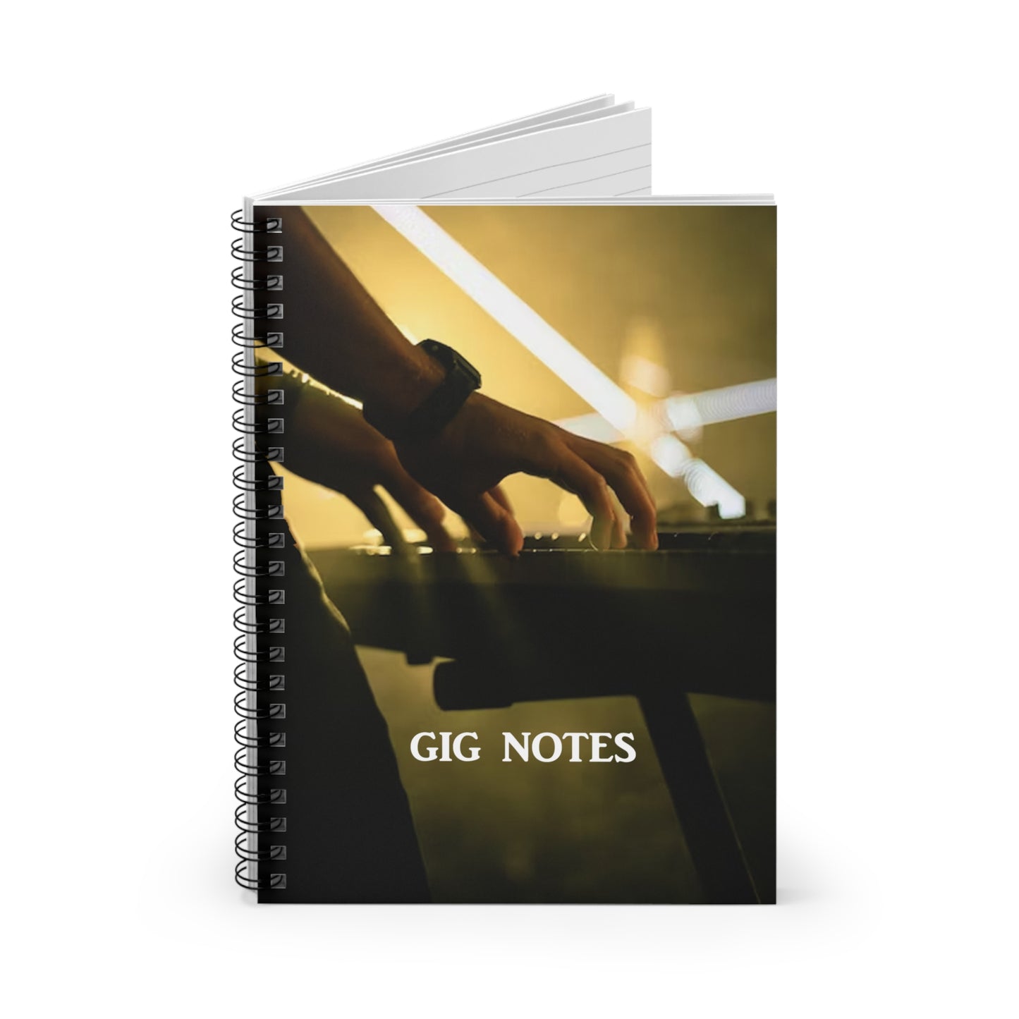 Musician Gig Notes Notebook and Journal-Keyboard