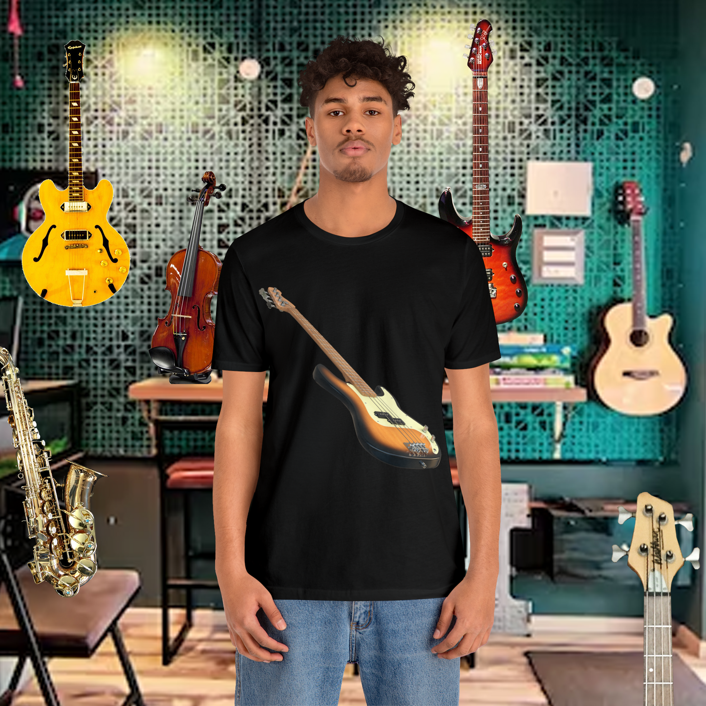 Tshirt-Bass Guitar