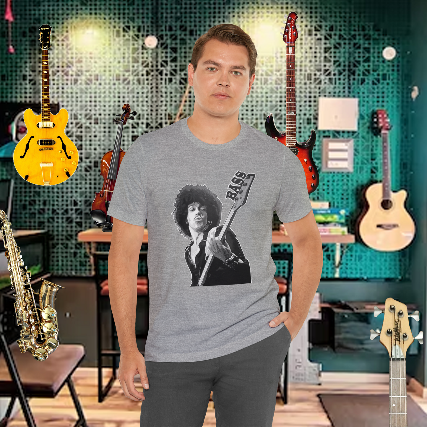 Tshirt-Bass Player