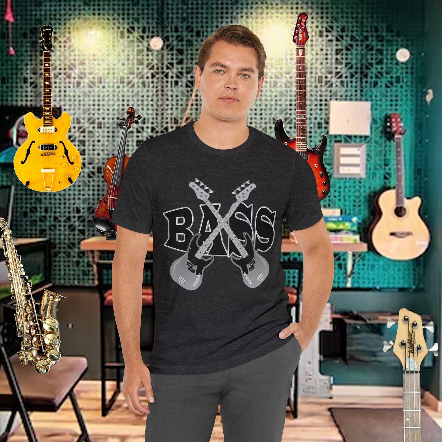 Tshirt-Basses Crossed