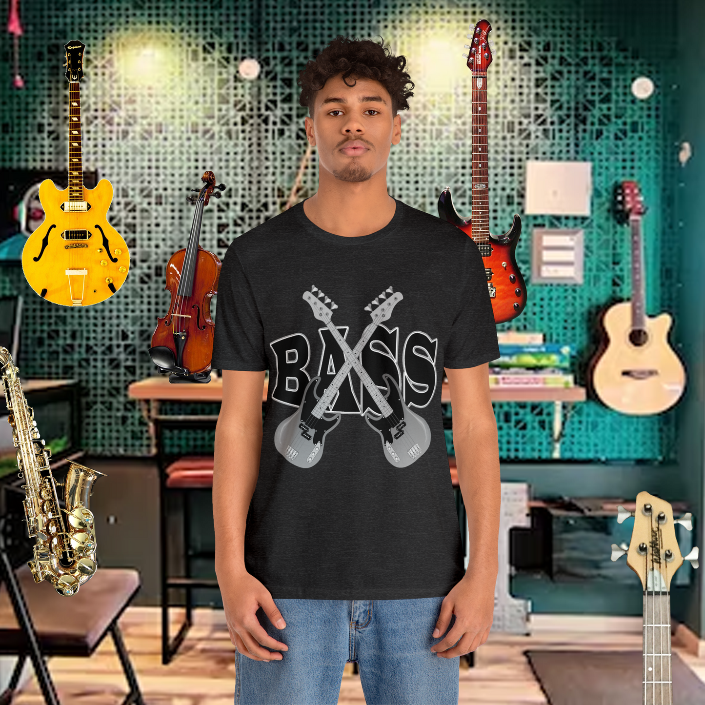 Tshirt-Basses Crossed