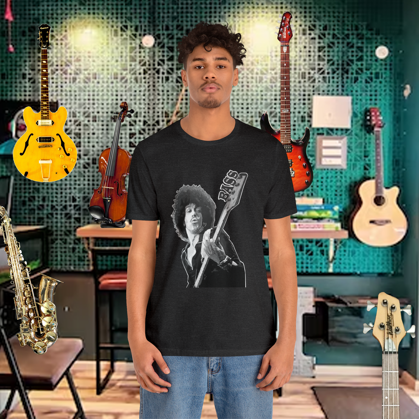 Tshirt-Bass Player