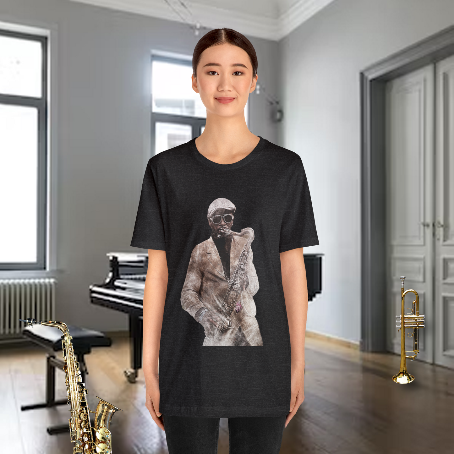 Tshirt-Sax Player Smooth