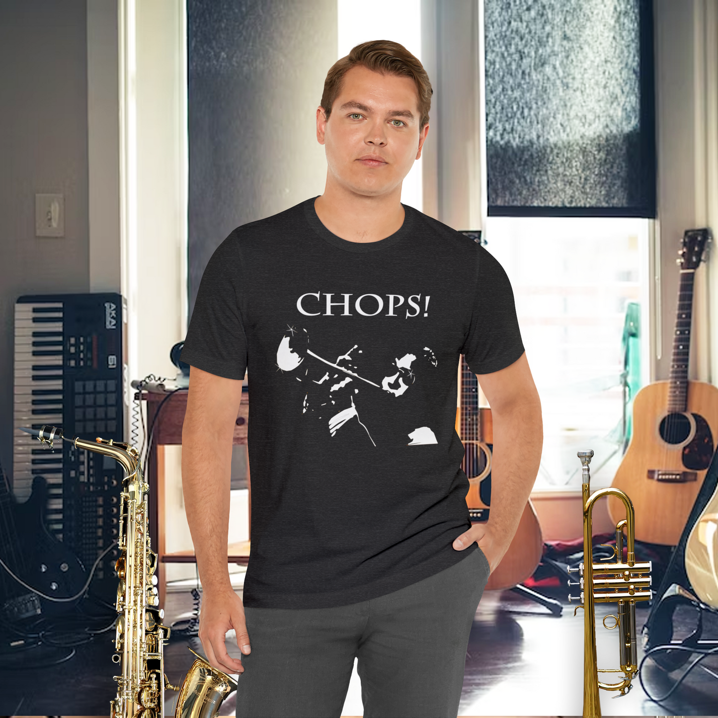 Tshirt-Trumpet: Chops