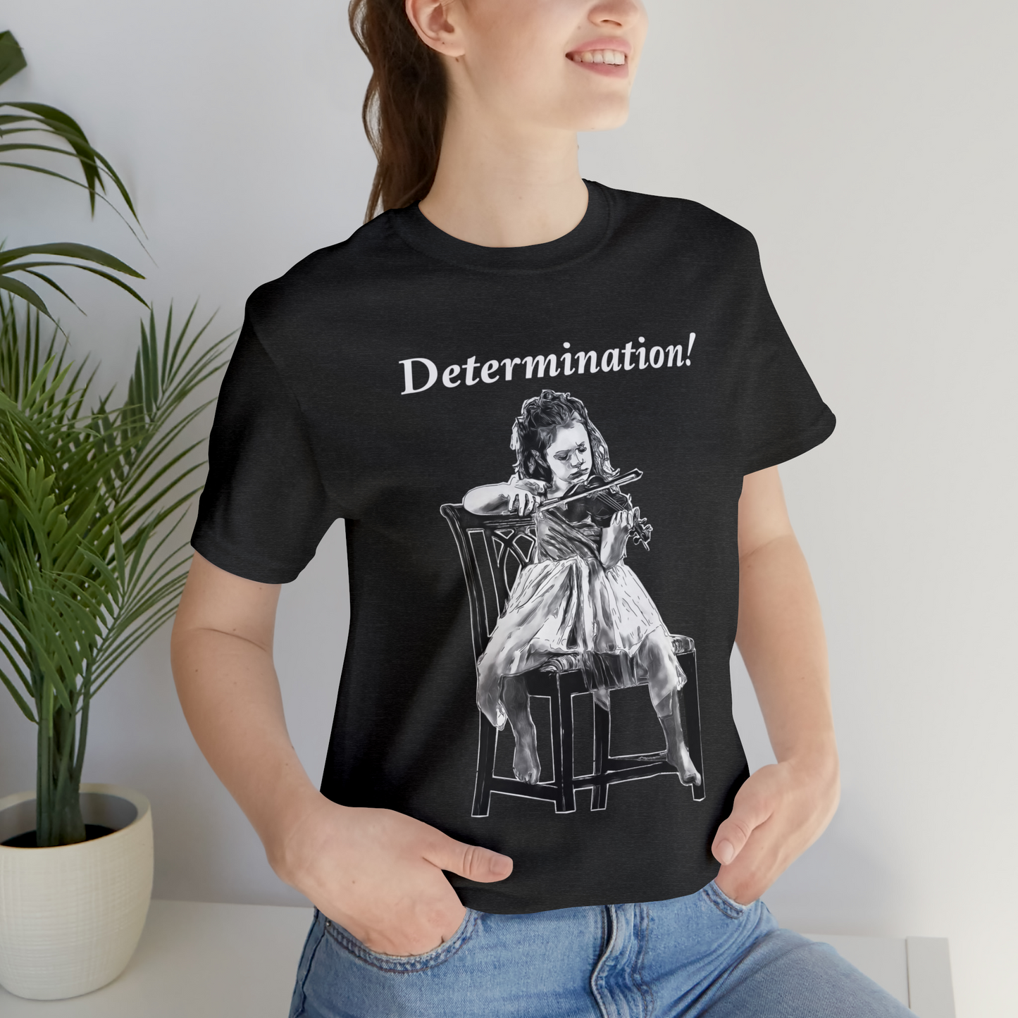 Tshirt-Violin: Determination