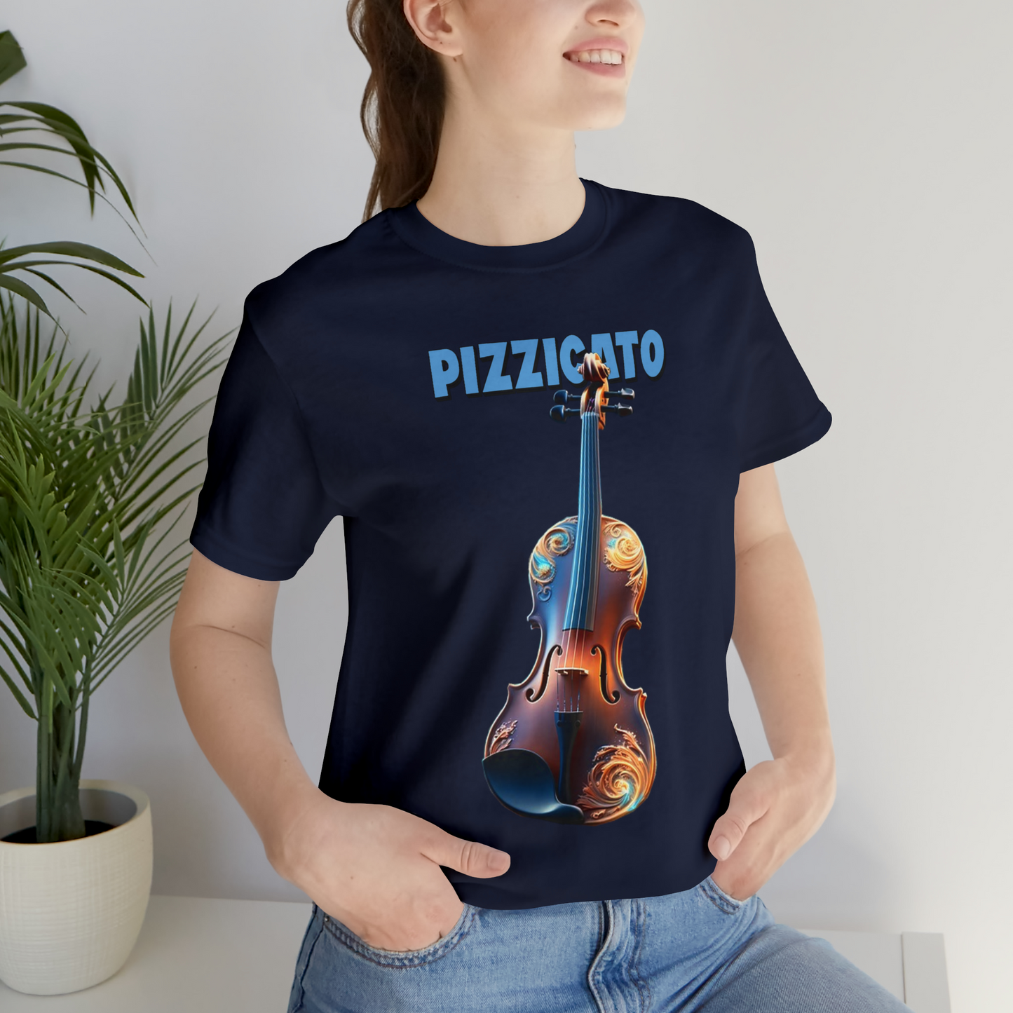 Tshirt-Violin Pizzicato