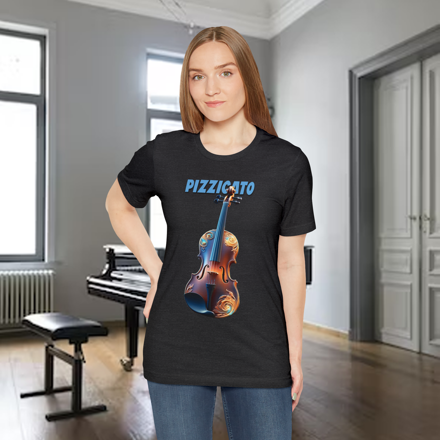 Tshirt-Violin Pizzicato