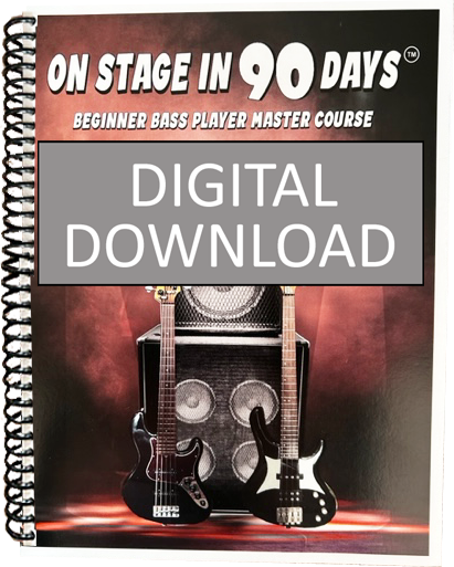 ON STAGE IN 90 DAYS BASS PLAYER MASTER COURSE DIGITAL DOWNLOAD